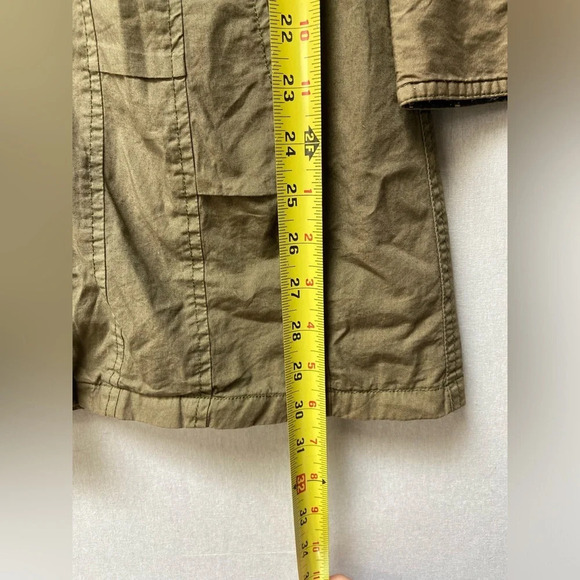 Tough Jeansmith ultility hooded zip up trench jacket Sz  S - Picture 9 of 9